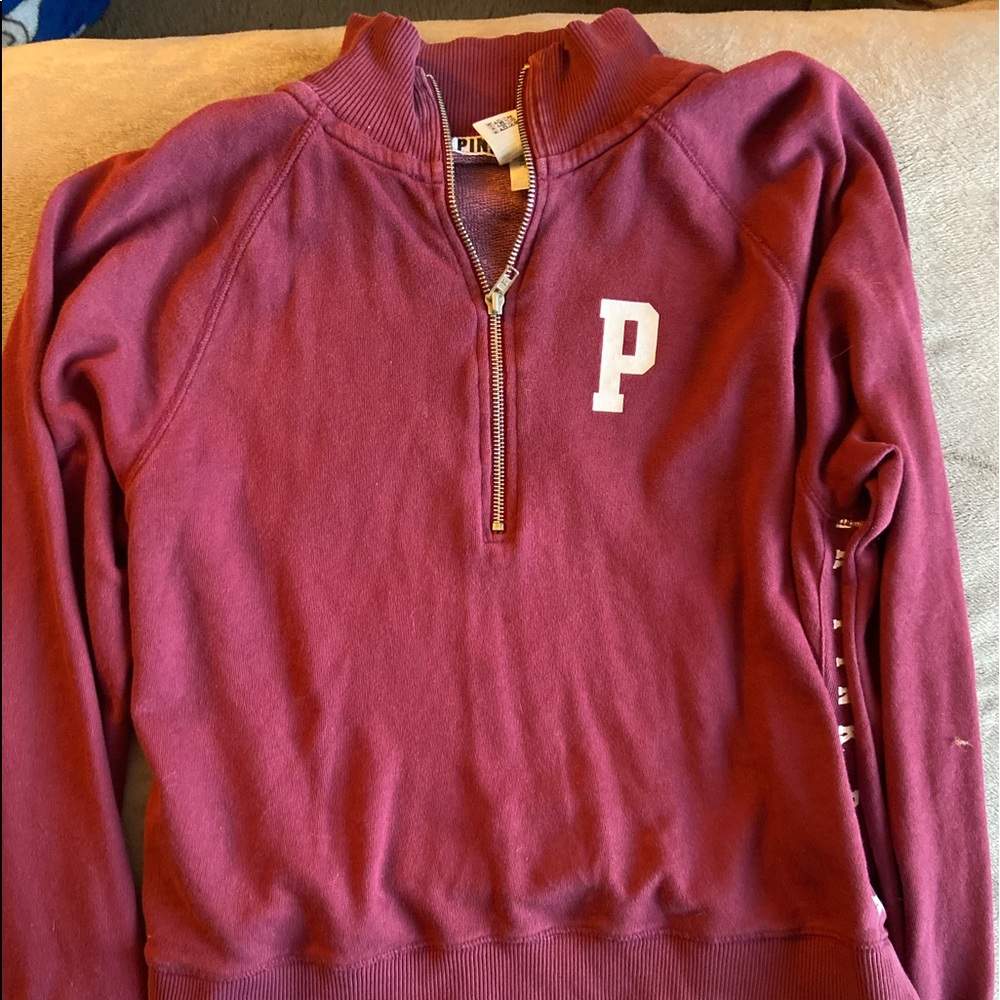 VS Pink Quarter Zip